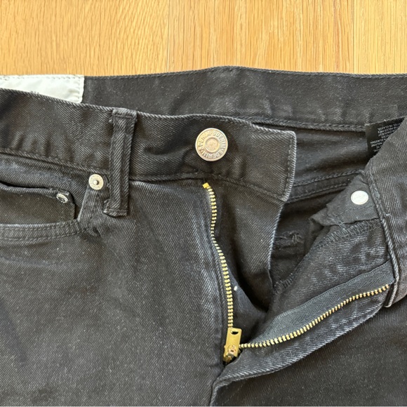 H&M Slim Fit Coupe Etroite Mens Black Denim Jeans Size 28x32 - Picture 3 of 7